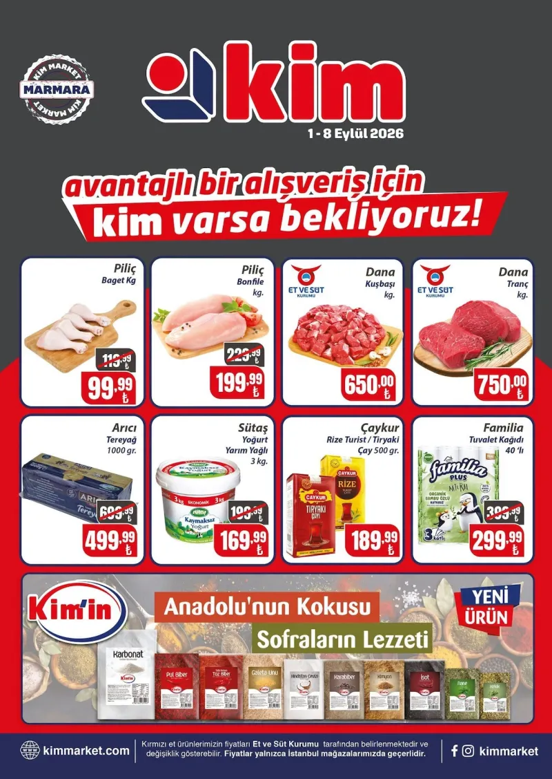 Kim Market broşürü