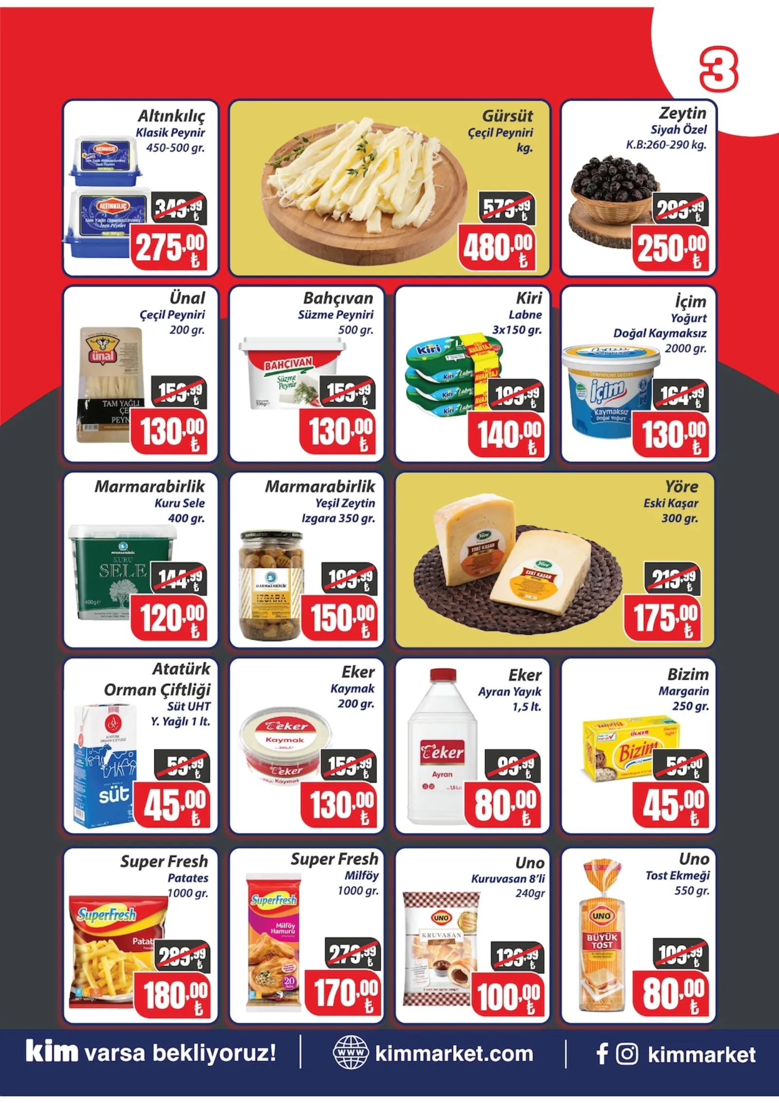 Kim Market broşürü sayfa 3