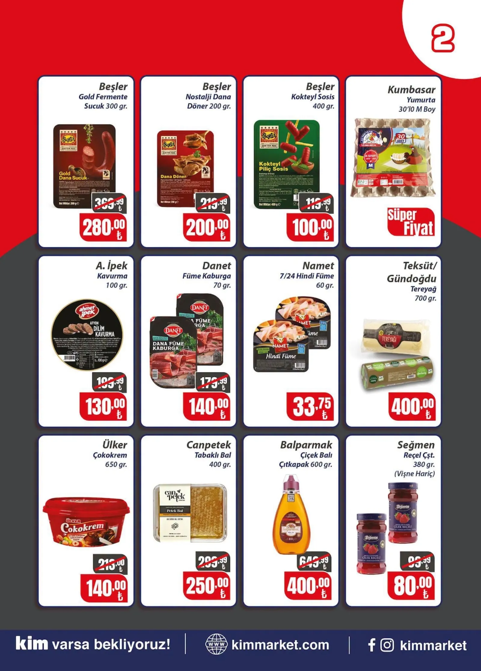 Kim Market broşürü sayfa 2