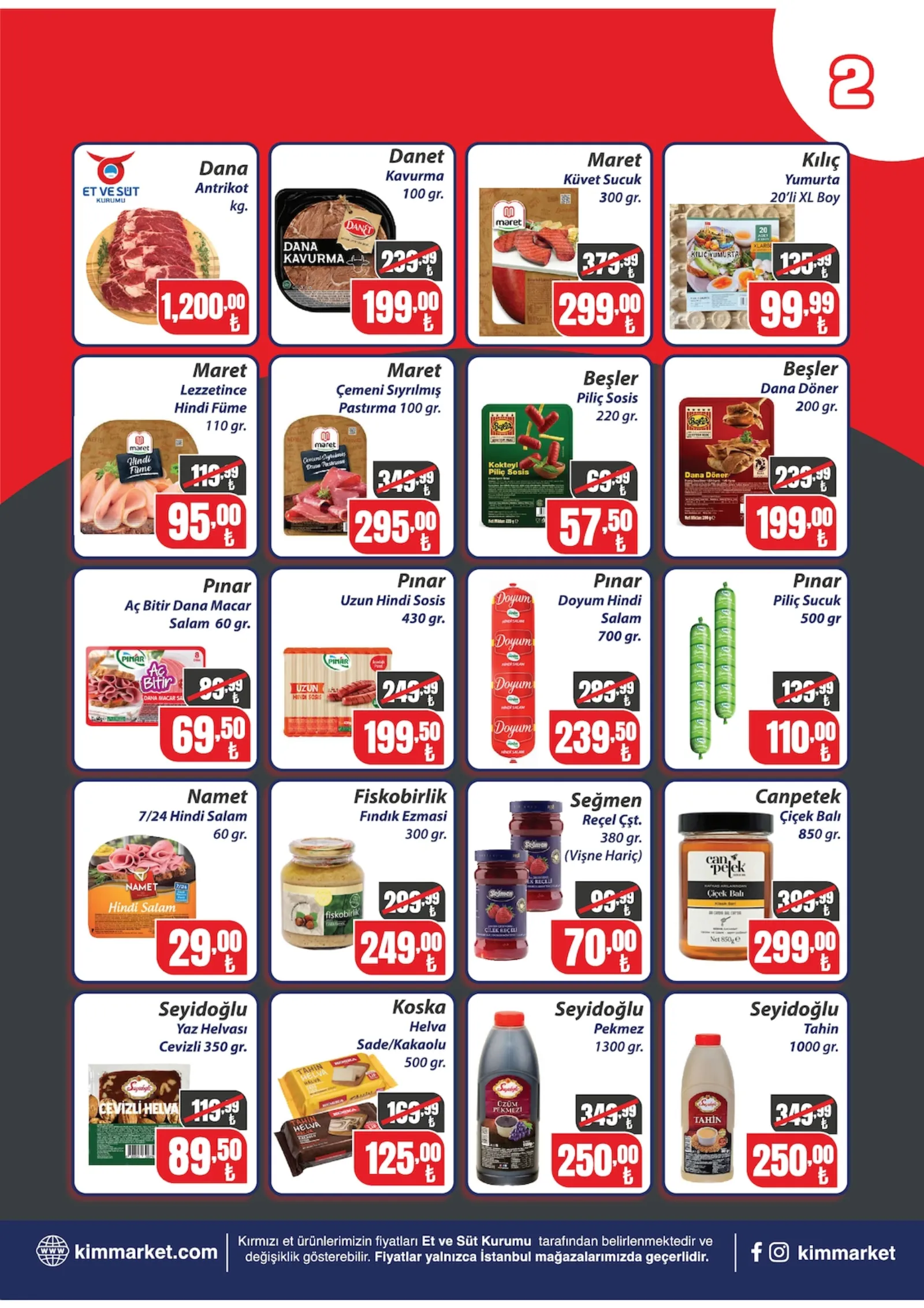 Kim Market broşürü sayfa 2