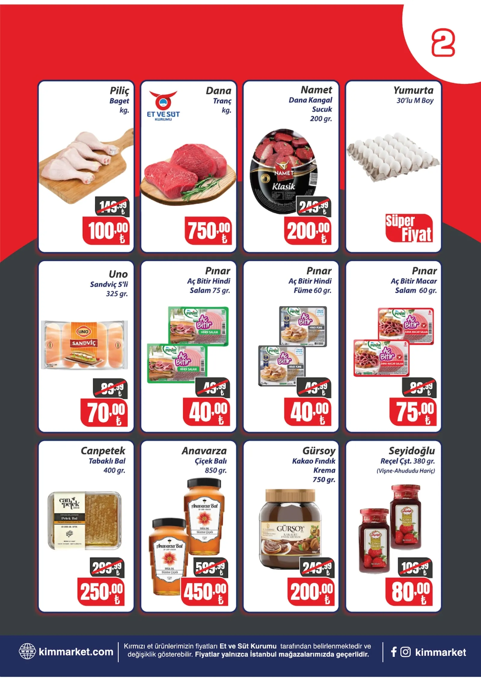 Kim Market broşürü sayfa 2