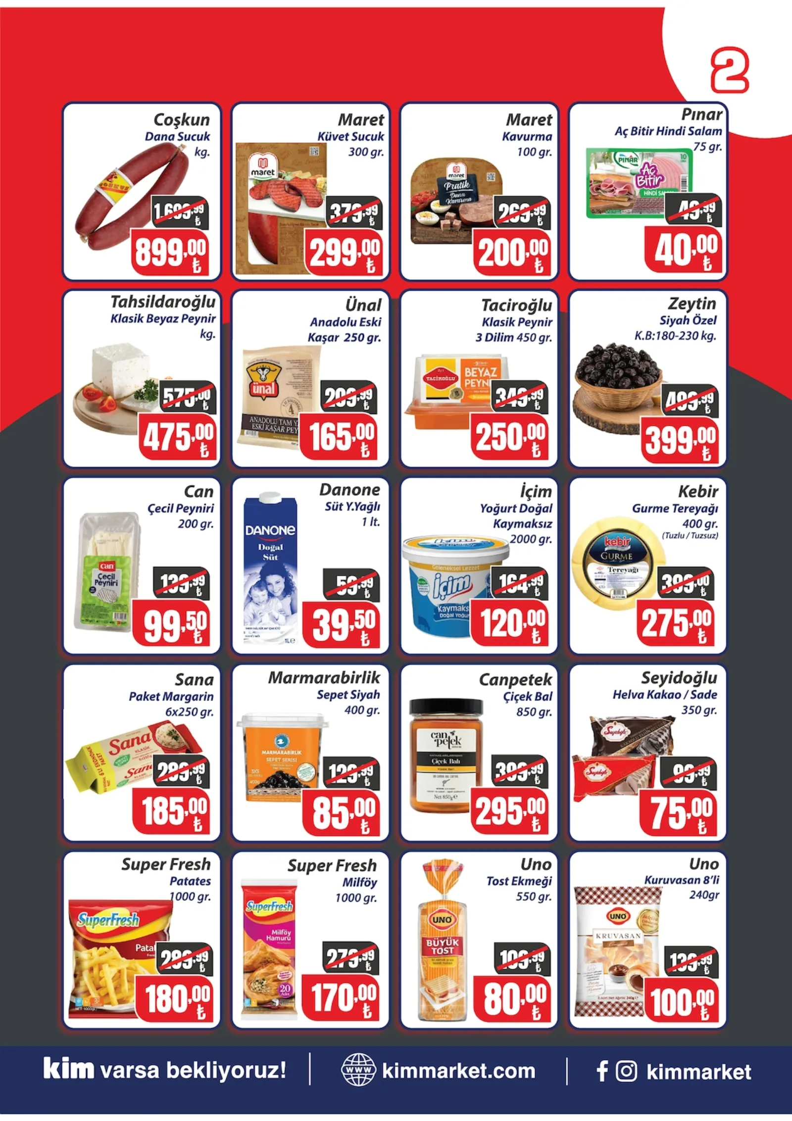 Kim Market broşürü sayfa 2