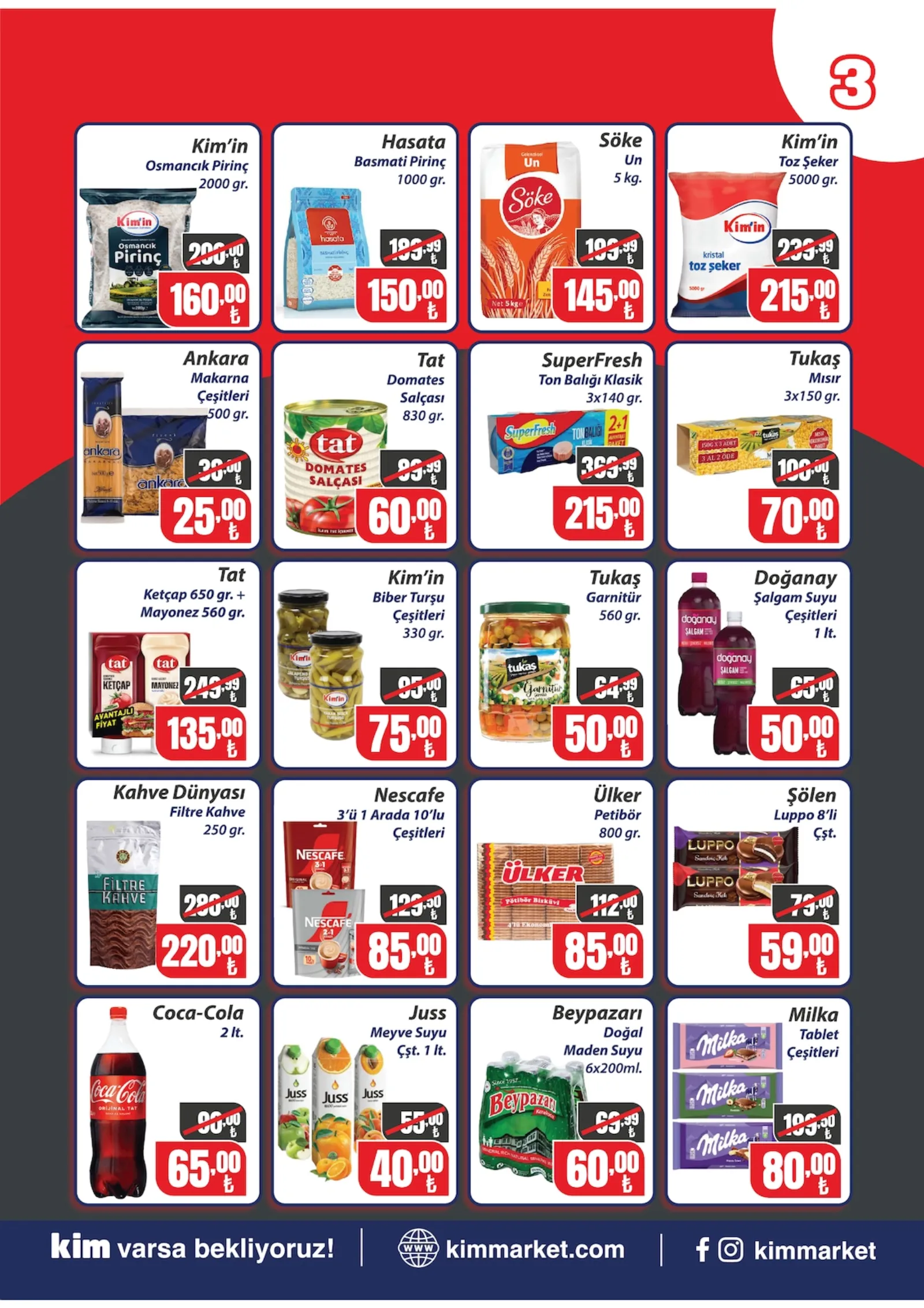 Kim Market broşürü sayfa 3