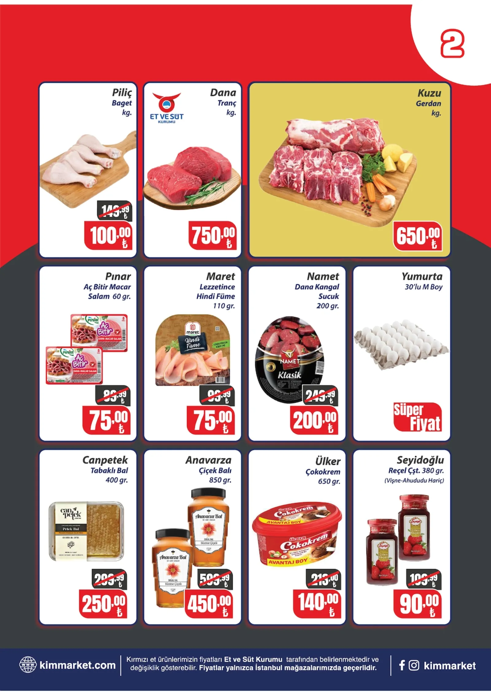 Kim Market broşürü sayfa 2