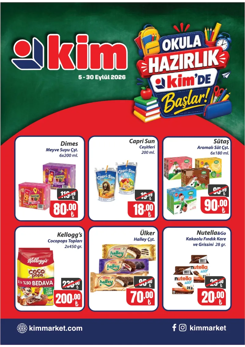 Kim Market broşürü