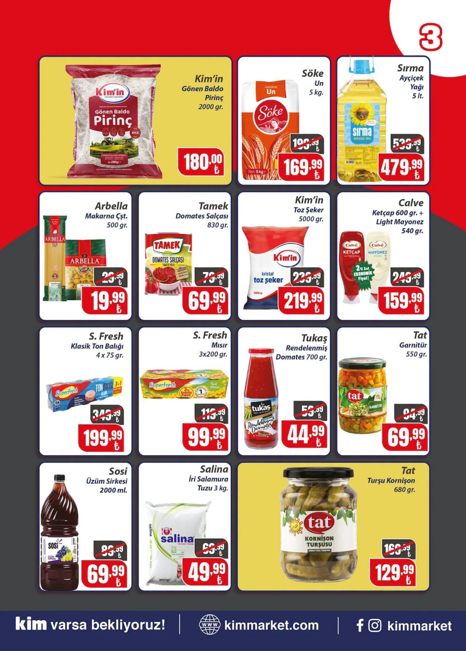 Kim Market broşürü sayfa 3