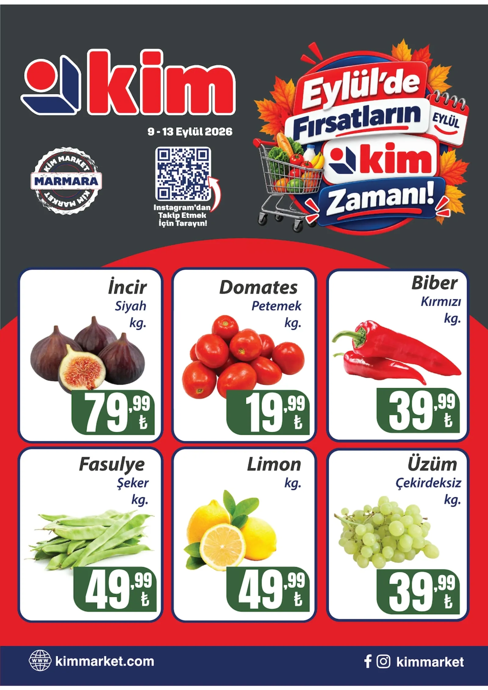Kim Market broşürü sayfa 1