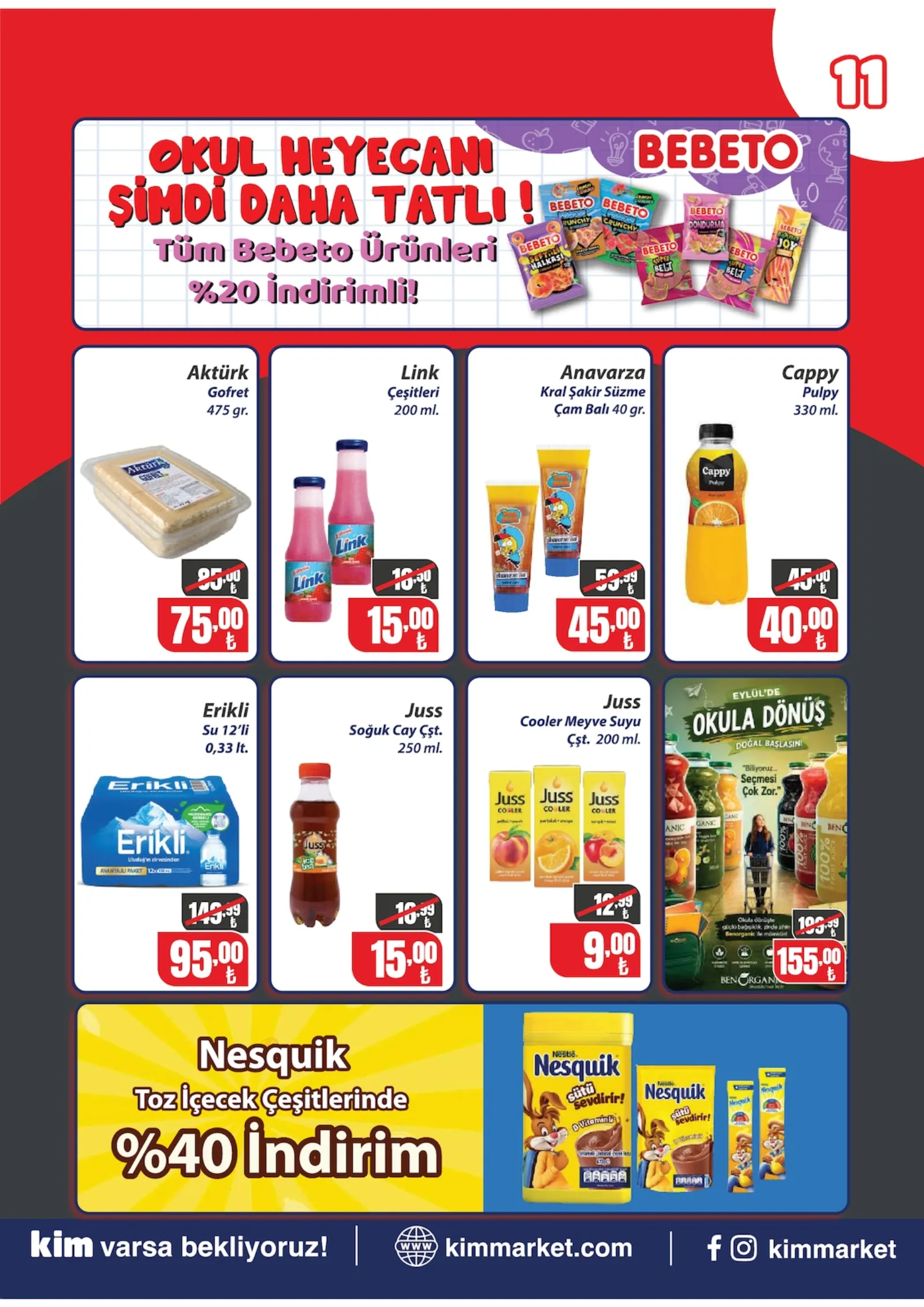 Kim Market broşürü sayfa 11