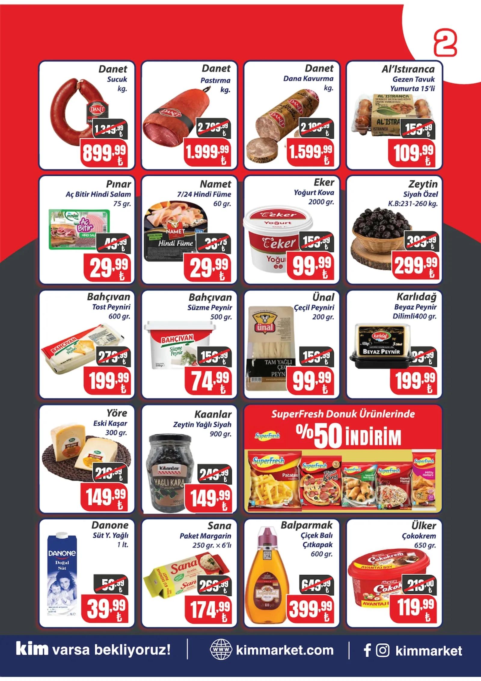 Kim Market broşürü sayfa 2