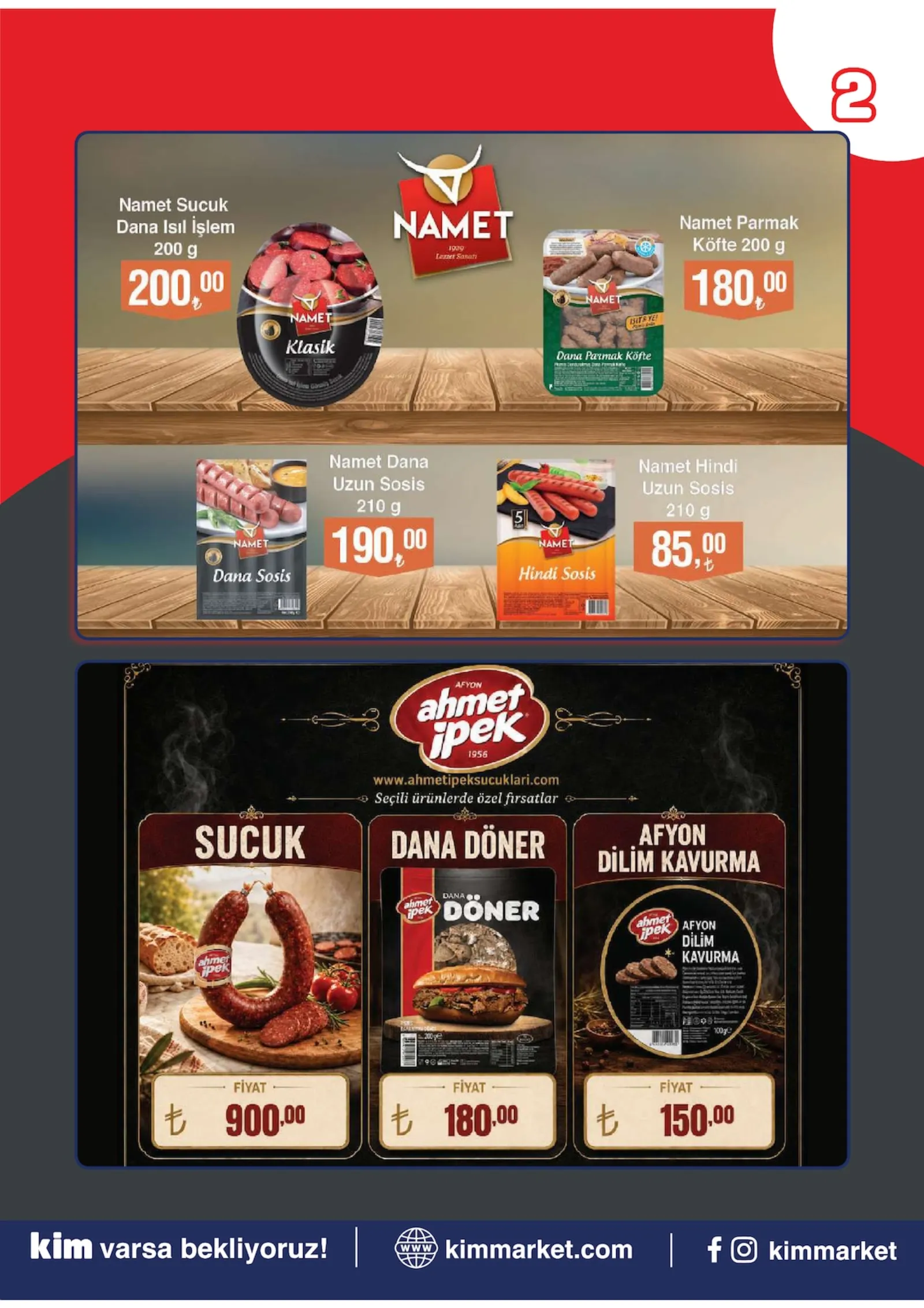 Kim Market broşürü sayfa 2