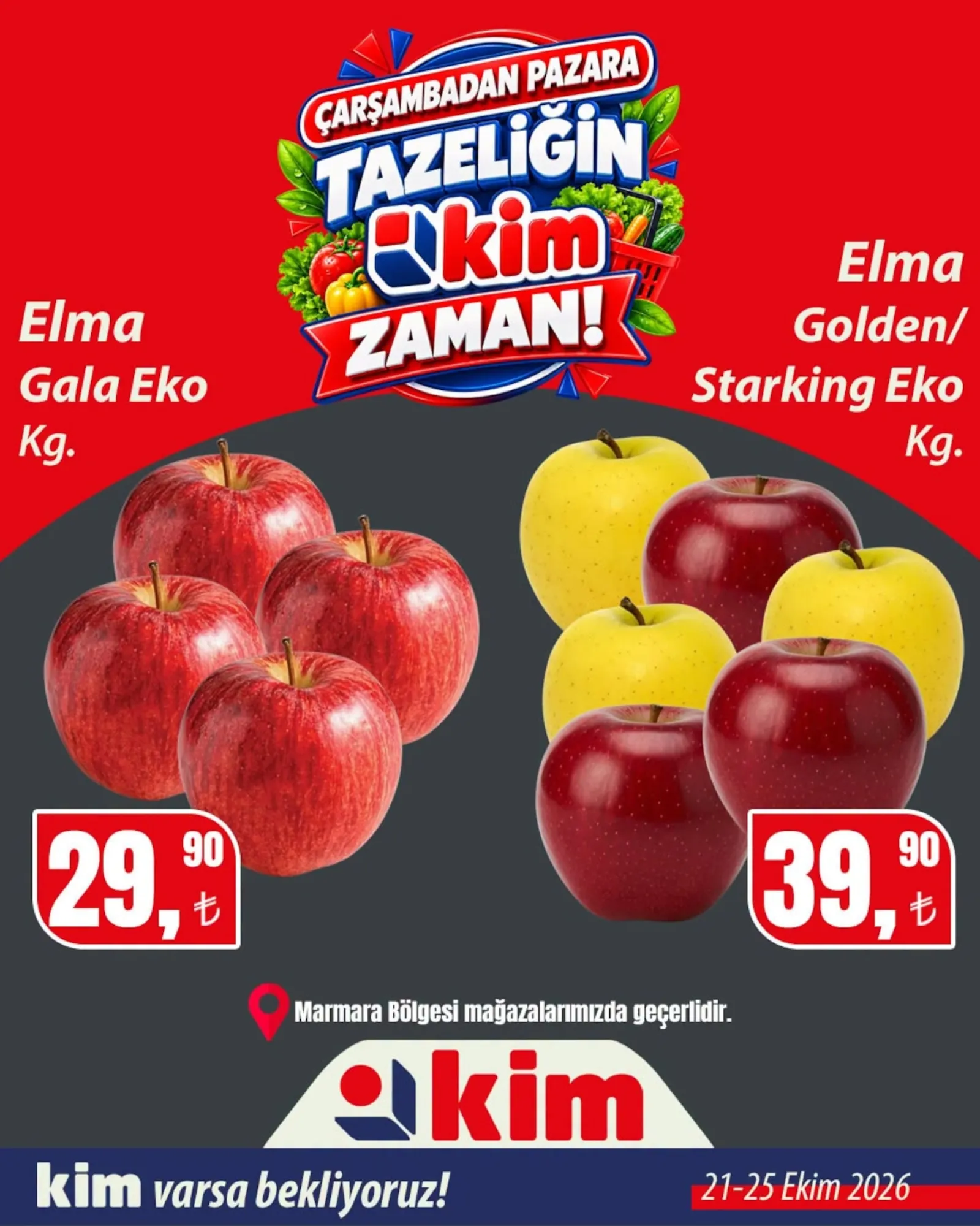 Kim Market broşürü sayfa 1