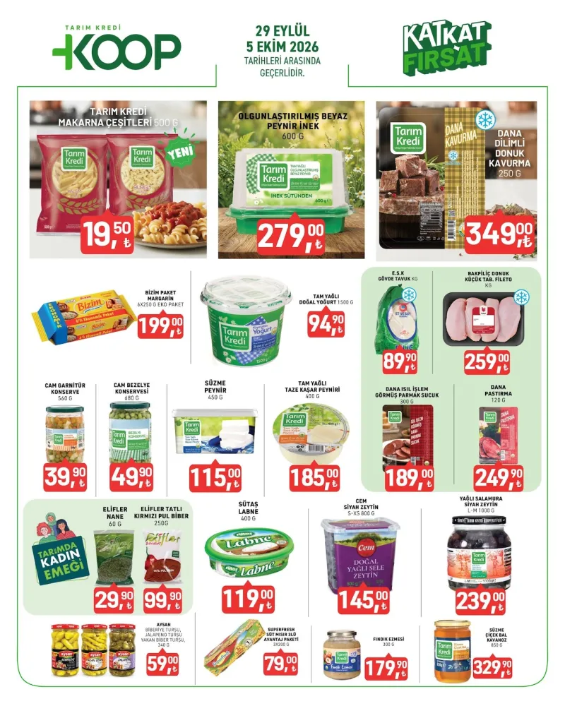 Tarım Kredi Kooperatifi broşürü sayfa 1