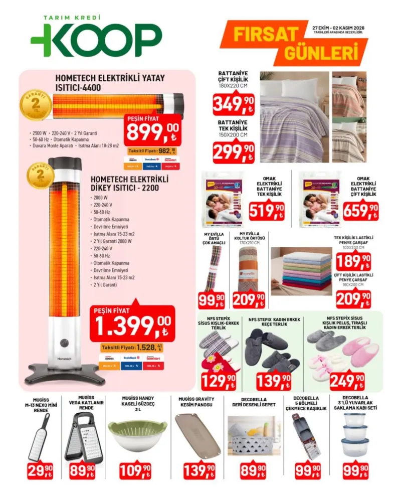 Tarım Kredi Kooperatifi broşürü sayfa 1