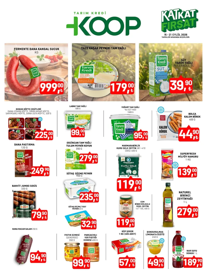 Tarım Kredi Kooperatifi broşürü sayfa 1