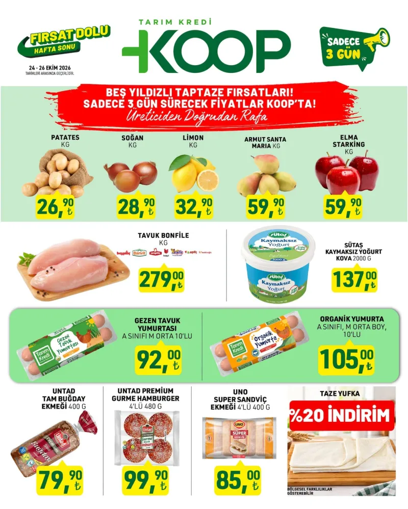 Tarım Kredi Kooperatifi broşürü sayfa 1