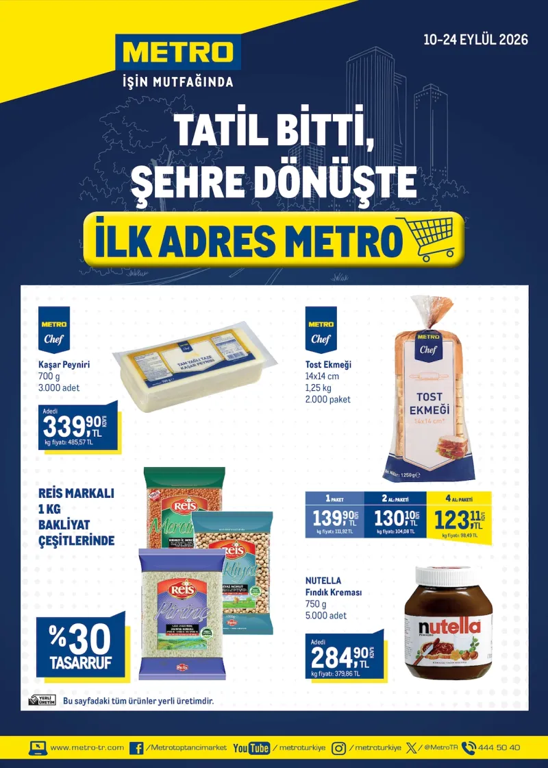 Metro broşürü sayfa 1