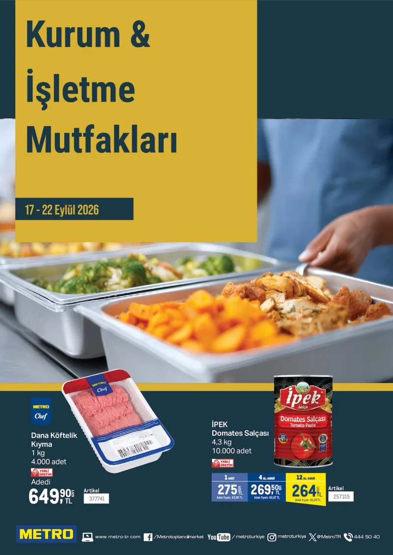 Metro broşürü sayfa 1
