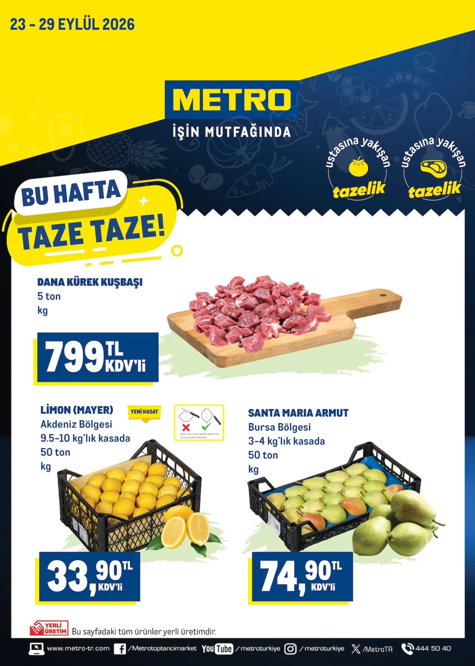 Metro broşürü sayfa 1