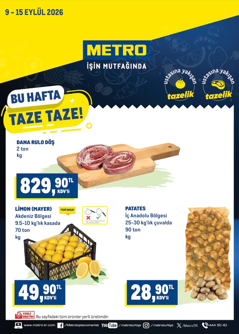 Metro broşürü sayfa 1