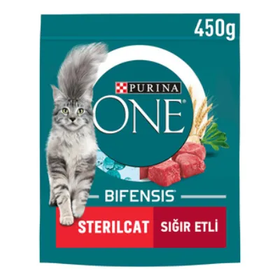 Purina One Sığır Etli Kısırlaştırılmış Kuru Kedi Maması 450 G