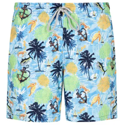 La Playa Erkek Desenli Deniz Şortu M - XL