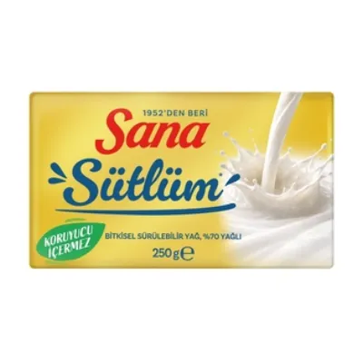 Sana Sütlüm Paket Margarin 250 G