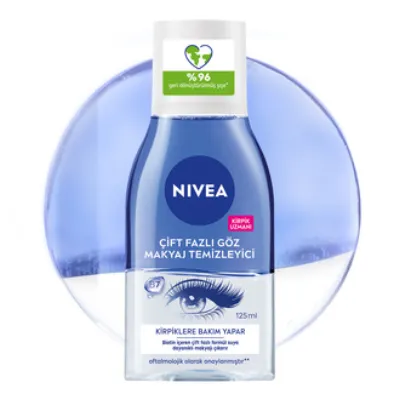 NIVEA Çift Fazlı Göz Makyaj Temizleyici Make Up Expert 125 Ml