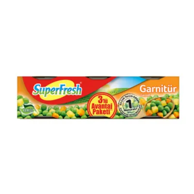 Superfresh Garnitür 3 x 200 G