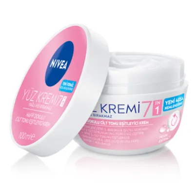 NIVEA Hafif Dokulu Cilt Tonu Eşitleyici Yüz Bakım Kremi 100 Ml