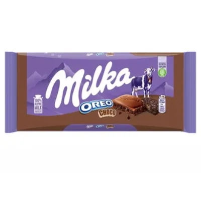 Milka Oreo Choco Sütlü Bisküvi Parçalı Çikolata 100 G