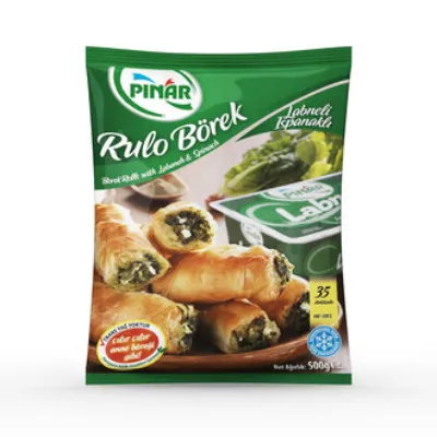 Pınar Rulo Börek  Labneli Ispanaklı 500 G