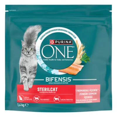Purina One Sterilcat Somon Kısır Kedi Maması 1.4 Kg
