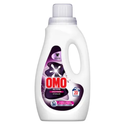Omo Active Cold Power Siyahlar Sıvı Deterjan 1000 Ml