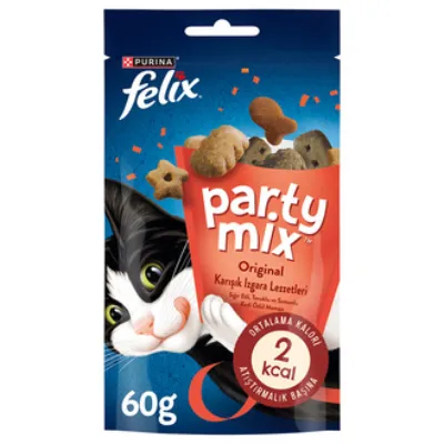 Felix Party Mix Karışık Izgara Kedi Ödül Maması 60 G
