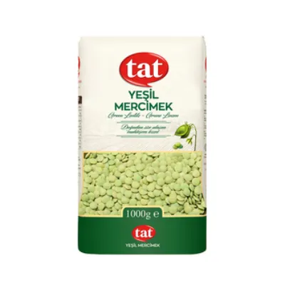 Tat Yeşil Mercimek  1 Kg