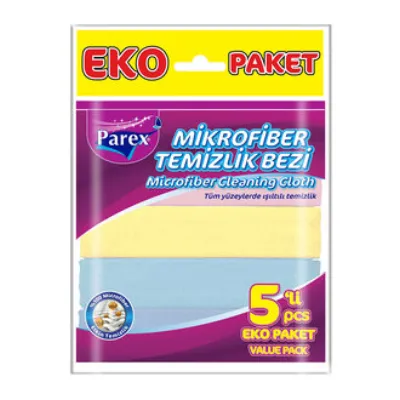 Parex Mikrofiber Temizlik Bezi 5'li
