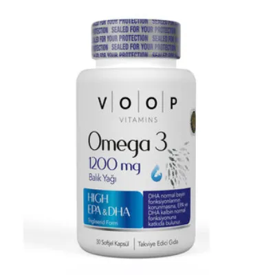 Voop Omega 3 1200 Mg 30 Kapsül