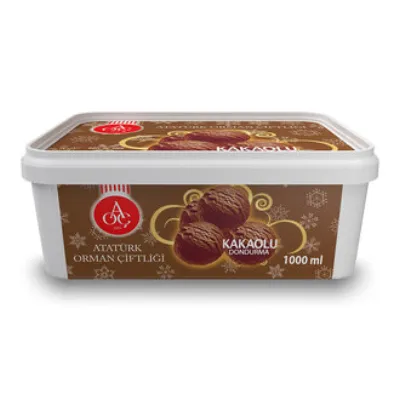 Atatürk Orman Çiftliği Kakaolu Dondurma 1000 Ml