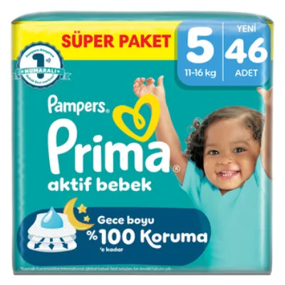 Prima Aktif Bebek Süper Paket 5 Beden 46'lı