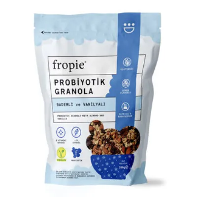 Fropie Badem&Vanilya Probiyotik Granola 200 G