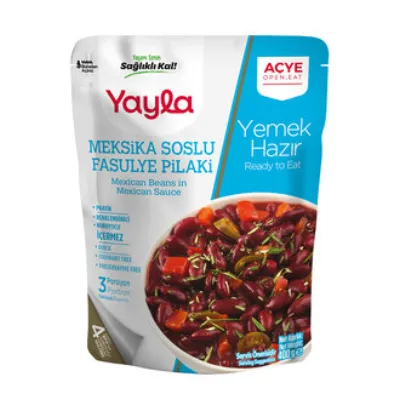 Yayla Yemek Hazır Meksika Soslu Pilaki 400 G