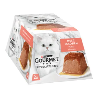 Gourmet Revelations Somonlu Yaş Kedi Maması 2 x 57G