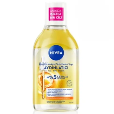 NIVEA Aydınlatıcı Micellar Makyaj Temizleme Suyu 400 Ml