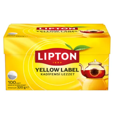 Lipton Demlik Poşet Çay Yellow Label 100'lü
