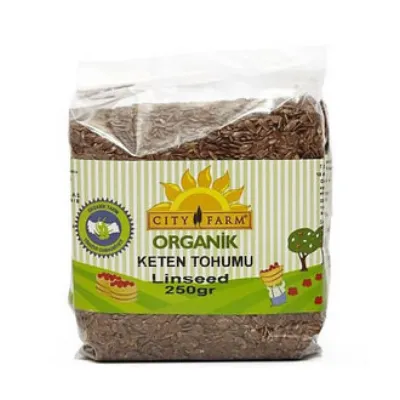 Cıtyfarm Organık Keten Tohumu 250 G