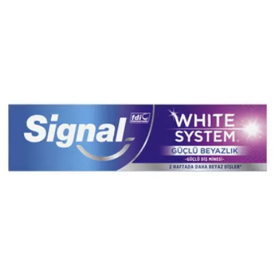 Sıgnal Whıte System Güçlü Diş Minesi Diş Macunu 75Ml