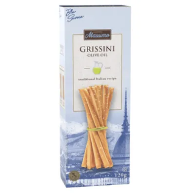Masimo Zeytin Yağı (%4) & Ayçiçek Yağı (%4) Grissini 120 G