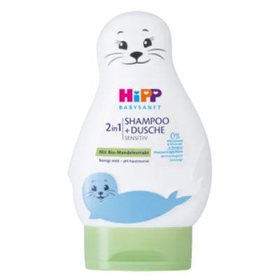 Hipp Babysanft 2si1 Arada Şampuan ve Duş Jeli 200 Ml
