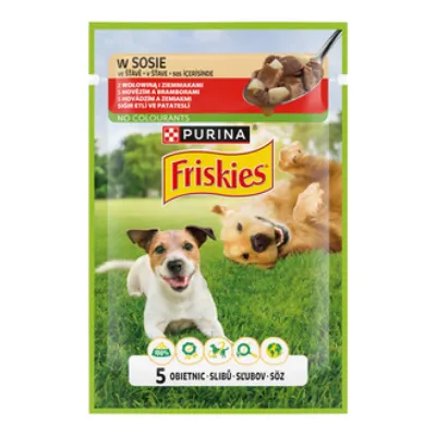 Friskies Bifktekli & Patatesli Köpek Yaş Mama 85 G