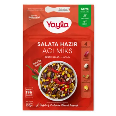 Yayla Salata Hazır Acı Miks 120 G